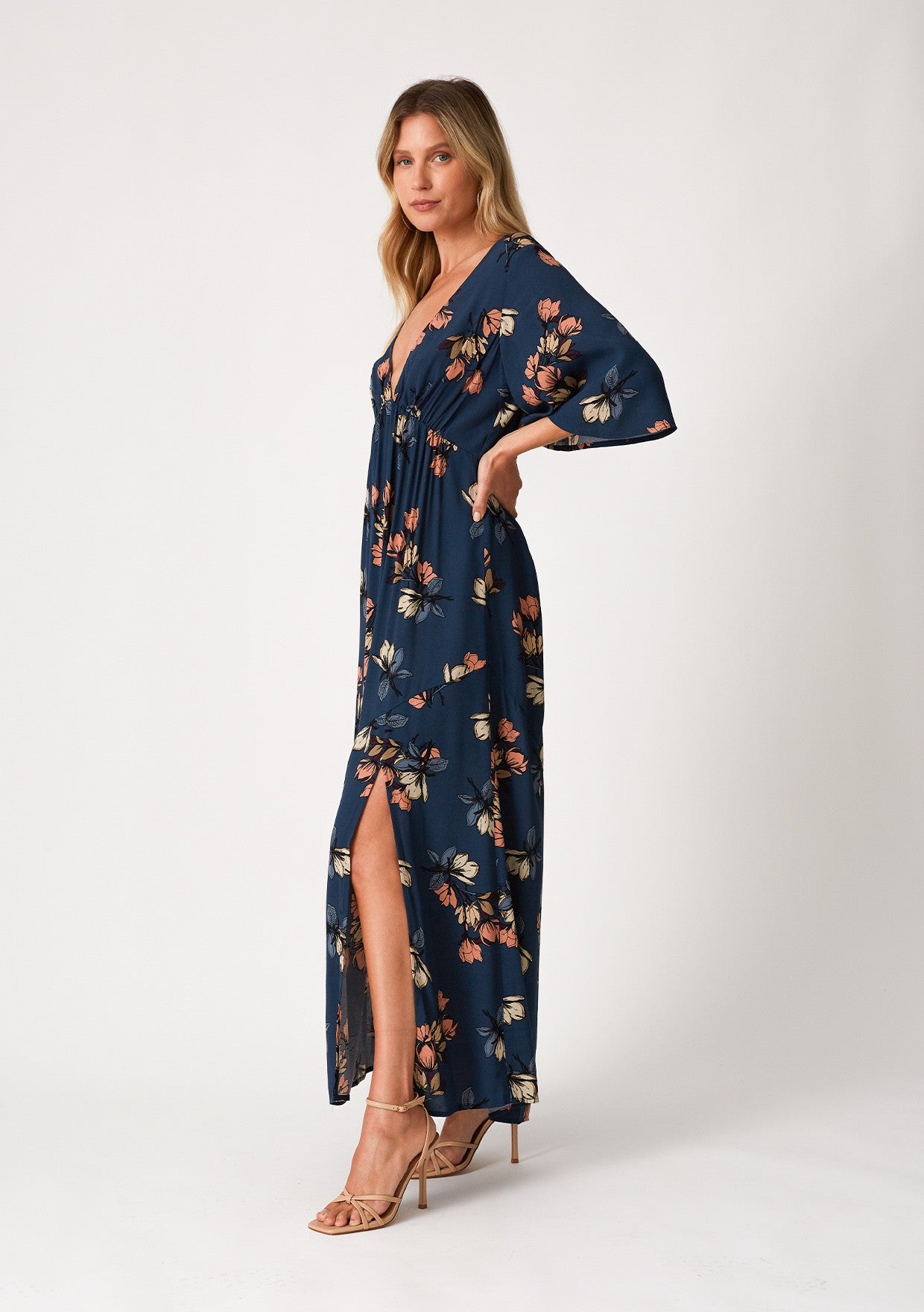floral maxi dress short sleeve Floral Maxi Dress for Women Short Sleeve Button Up Summer Dresses Swing Tiered Ruffle A Line Flowy Boho Maxi Dresses Beige at Amazon Women's Clothing store