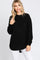 Black Knit Pullover Sweater
