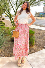 Ivory Cable Knit Sweater Vest With Fringe