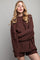 Brown Sweater and Short Set