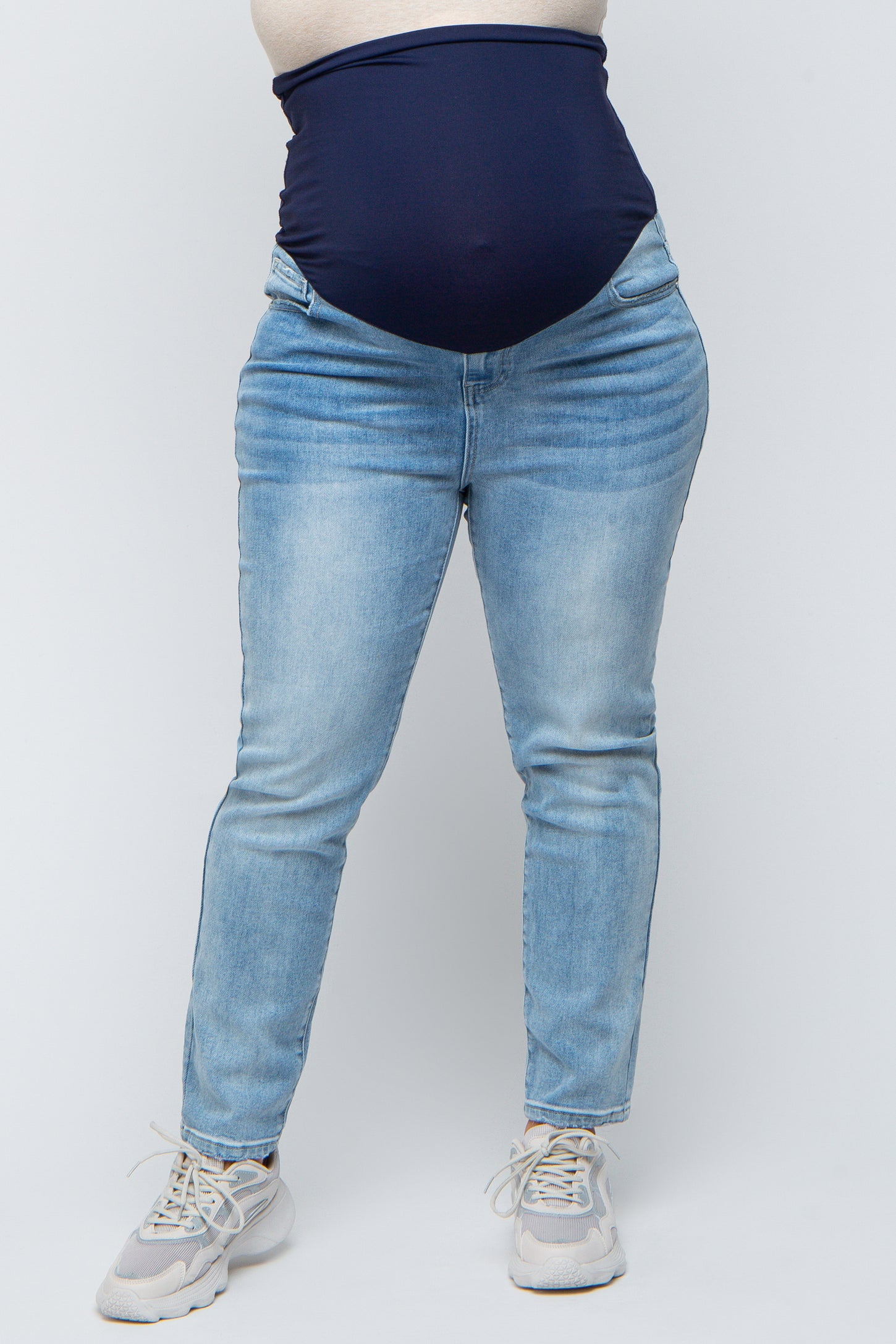 Light Blue Maternity Plus Skinny Jeans