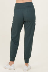 Forest Green Cargo Pocket Jogger Pants