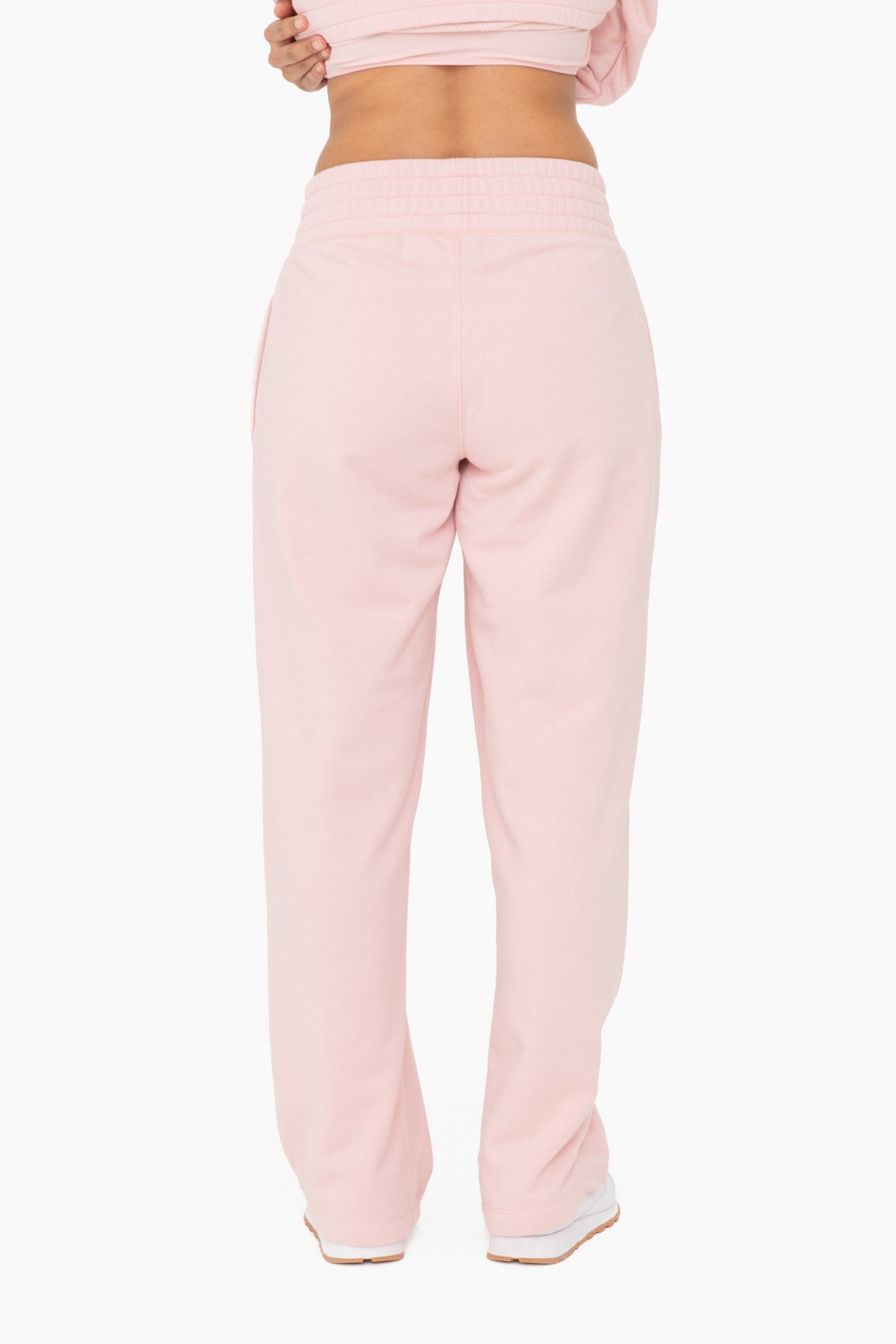 Light Pink Fleece Lined Lounge Pants