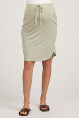 Mint Green Maternity Skirt