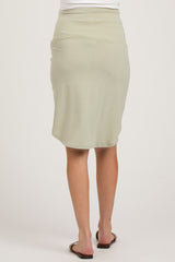 Mint Green Maternity Skirt