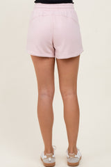 Light Pink Terry Shorts
