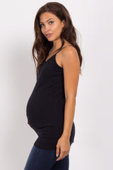 Black Soft Slimming Maternity Cami