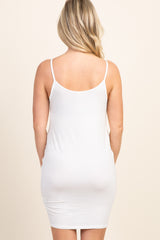 PinkBlush Ivory Basic Maternity Sleep Dress