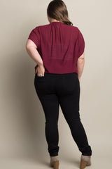 PinkBlush Black Basic Skinny Plus Maternity Jegging