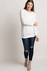 Ivory Basic Sweater