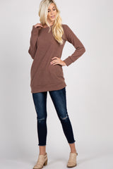 Mocha Basic Sweater