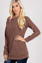 Mocha Basic Sweater