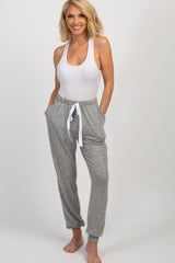 Heather Grey Drawstring Pajama Pants