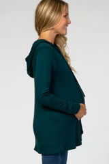 PinkBlush Forest Green Wrap Front Maternity Nursing Hoodie
