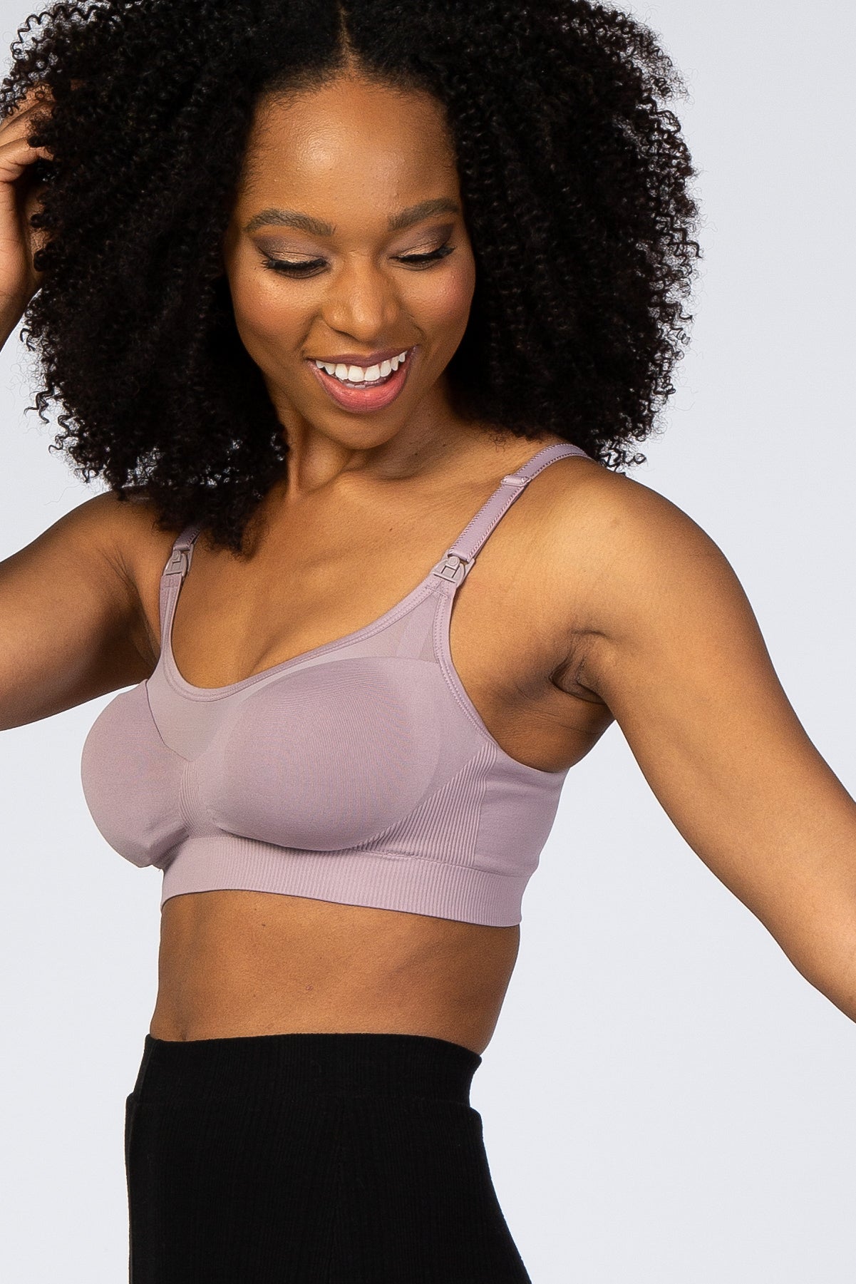 Mauve Bravado Designs Body Silk Seamless Sheer Nursing Bra– PinkBlush