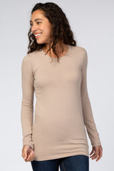 Mocha Long Sleeve Top