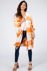 Orange Tie Dye Cover Up