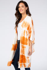 Orange Tie Dye Cover Up