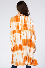 Orange Tie Dye Cover Up