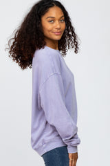 Lavender Vintage Wash Sweatshirt