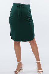 Forest Green Maternity Skirt