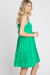 Green Tiered Tank Dress