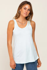 Light Blue Maternity Tank Top