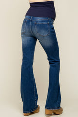 Blue Bootcut Maternity Jeans