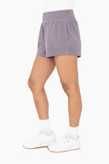 Gray Fleece Shorts